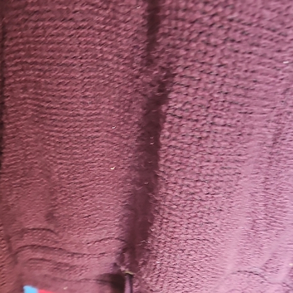 Members Mark Women's Cowl Neck Textured Burgundy Pullover Sweater Size XXL - Picture 4 of 8
